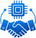 Strategic partnerships icon